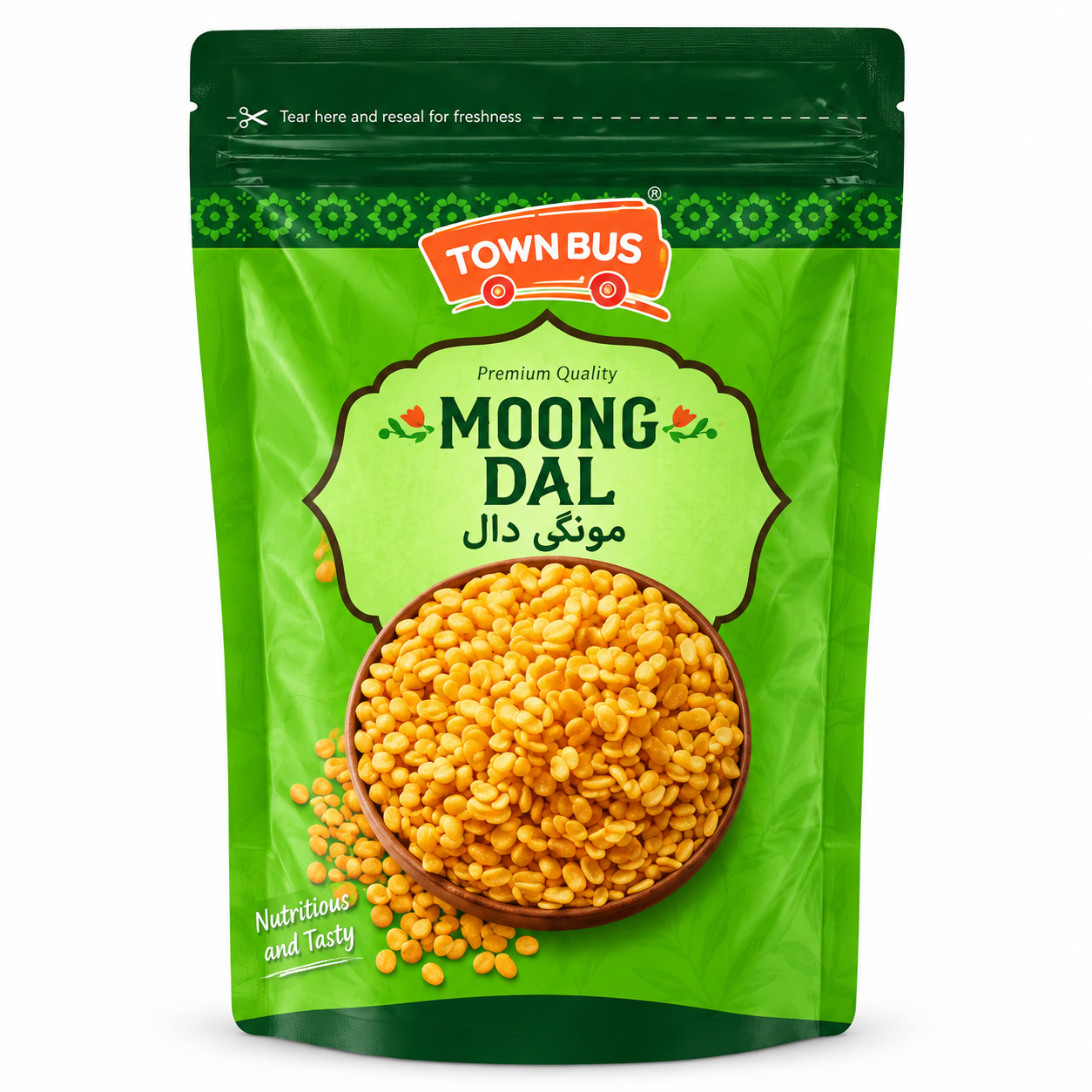 Town Bus Moong Dal – Crispy Savory Snack 150g